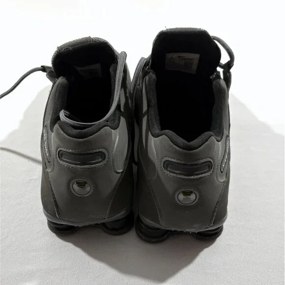 Nike Shox NZ Metal Grey Mens Athletic Sneakers Shoes 378341-059 Gym Run Sz 12 - Picture 8 of 11